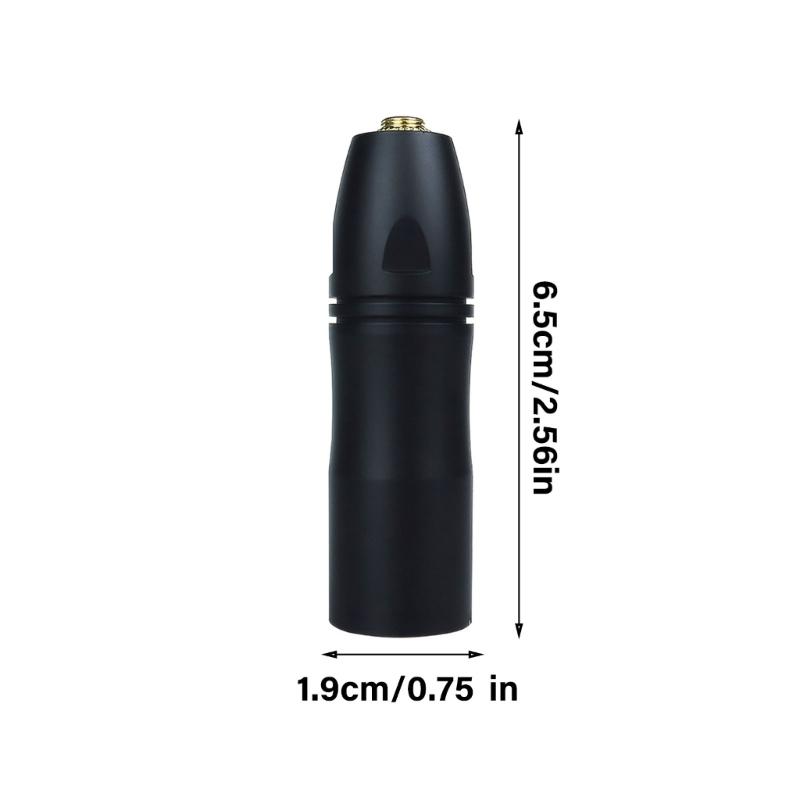 3,5mm Buchse auf 3-Pin Stecker Adapter 3,5mm Qualitäts-Mini-Stecker auf 3-Pin Konverter für Camcorder Rekorder Mischpulte