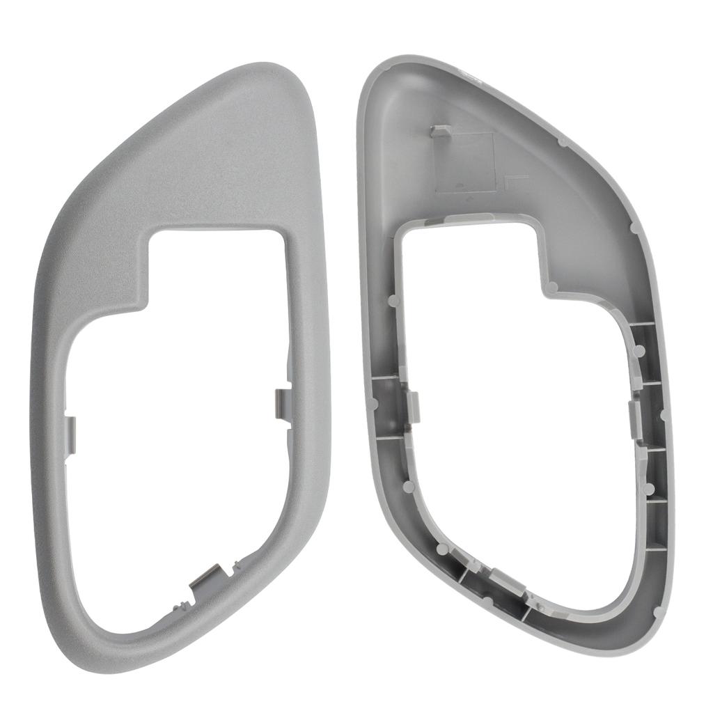15708080 15708079 Interior Door Handle Trim Bezels Gray for Chevy GMC Truck Auto Interior