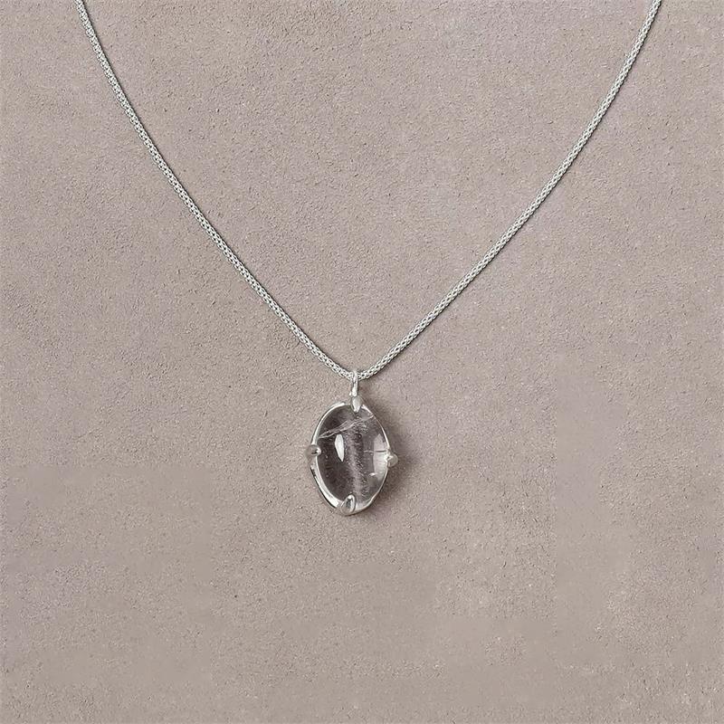 Exquisite White Crystal Necklaces For Women Lady Fashion New Clavicle Chain Jewelry Gift Party collares para mujer