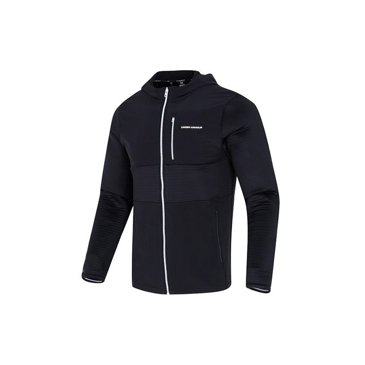 Under Armour Sports Casual Woven Hooded Jacket Men Black 1379722-001 M