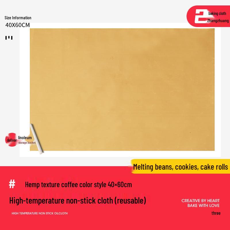 Non-Stick, Reusable, High-Temperature Baking Paper for Cakes, Household & Commercial Use