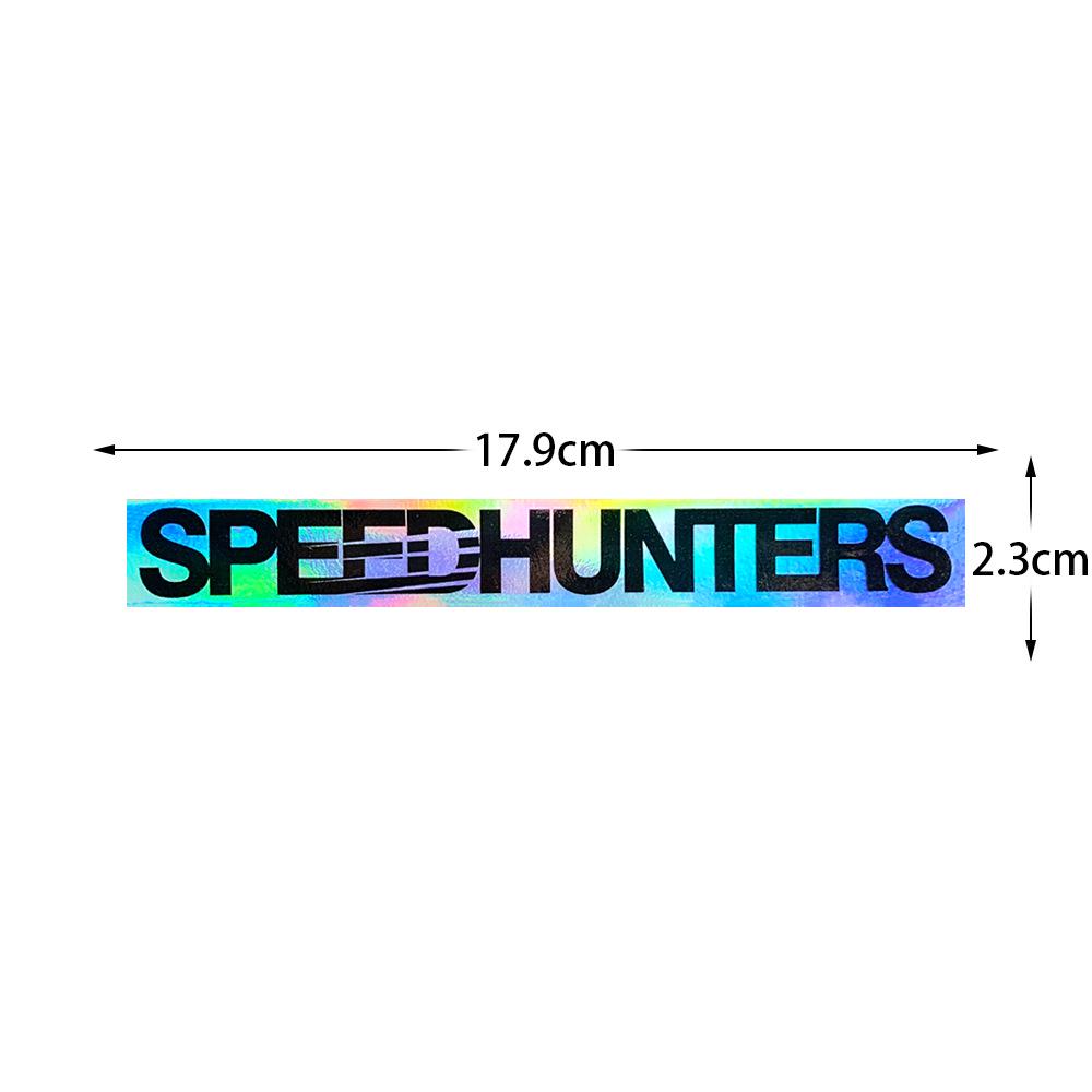 Speed Hunter JDM Reflective Stickers for Motorcycle & Car Windows