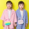 Silicone Children's Bag, Pinch Le Silicone Wallet, Girl's Semi-circular, Cartoon Handheld Zero Wallet Bubble Le Bag