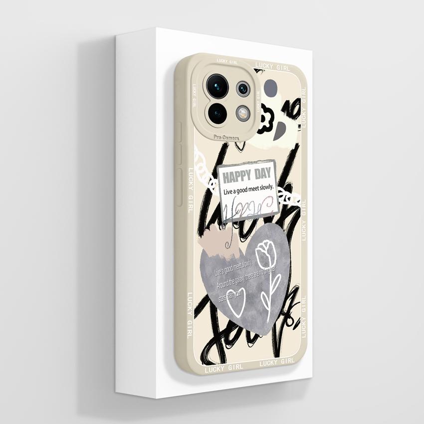 Etui na telefon do Xiaomi Mi 11 11T 11X Pro Lite 11i Urocze kreskówkowe wzory dla chłopców i dziewcząt Modne etui Miękkie etui z płynnego silikonu Antypoślizgowe etui do Xiaomi Obudowa