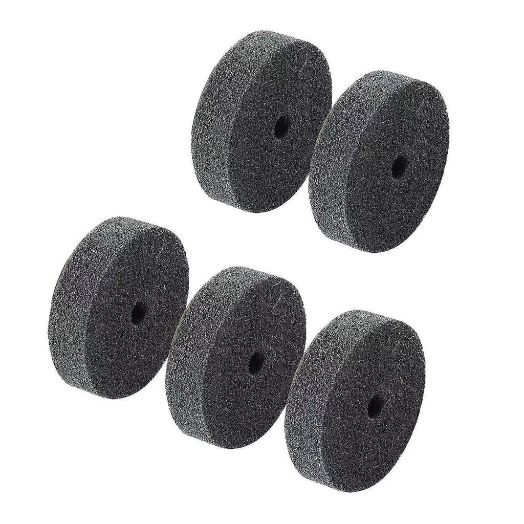 3-Inch Nylon Fiber Polishing Wheel for Bench Grinder - Non-Woven Metal Grinding Wheel