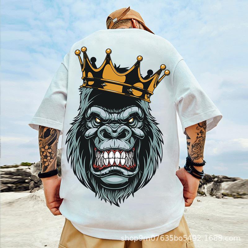 

Летняя забавная мужская винтажная футболка с принтом денег для мужчин, классическая хип-поп футболка с короткими рукавами 8XL серый/белый