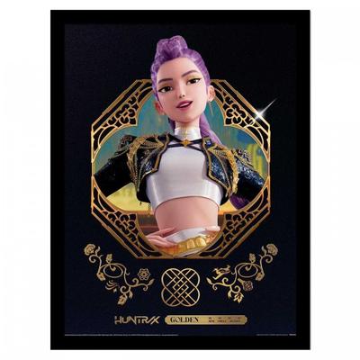 K-Pop Demon Hunters Portrait Rumi Framed Poster