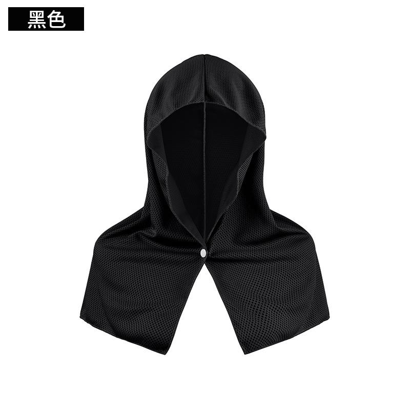 Summer Cooling Hooded Towel UV Protection Ice Silk Sports Sunshade Neck Wrap
