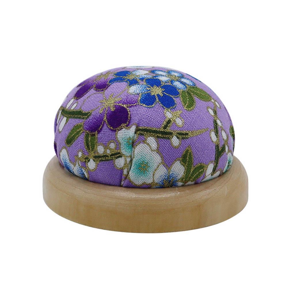 Ball Pincushion Pin Insert Package Portable Practical Red 7.2*4.5cm Black/purple Carefully Crafted Cotton+wood