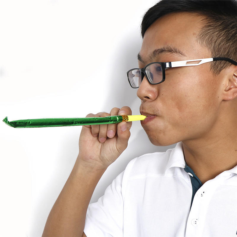 10 Pcs/Lot Noise Maker Little Blowout Plastic Whistle Children'S Birthday Party Supplies