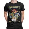 Gauntlet Retro Game T-Shirt Herren 100% Baumwolle Tolles T-Shirt Rundhals T-Shirts Kurzarm Oberteile Große Größen
