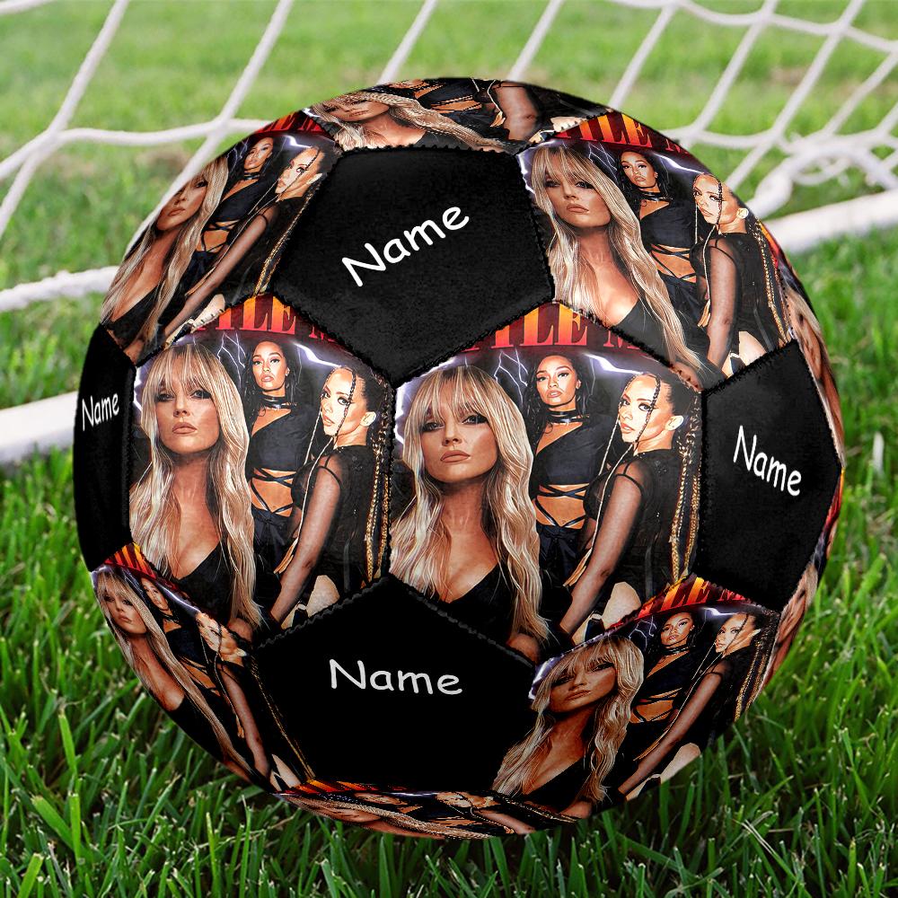 Egyedi Név Little Mix Témájú 5-ös Méretű Futballlabda, Beltéri és Kültéri Mérkőzésekre Egyaránt Alkalmas, Mindenkinek Megfelelő Ajándék.