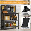 Tool Storage Workbench Rolling Shelving Steel Tool Rack Garage Shelves/ Pegboard