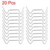 Motoforti Universal Headlight Bulb Spring Clips Motorcycle Fastener Spring Clip for Round Headlight Square Replacement 5pcs