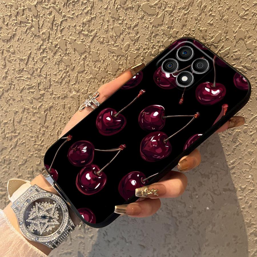 Case for Honor X6 Magic5Lite X5b 200 400 Lite 8X X8 70 X7 X9a 90 Funda Phone Cover Fruit Cherry