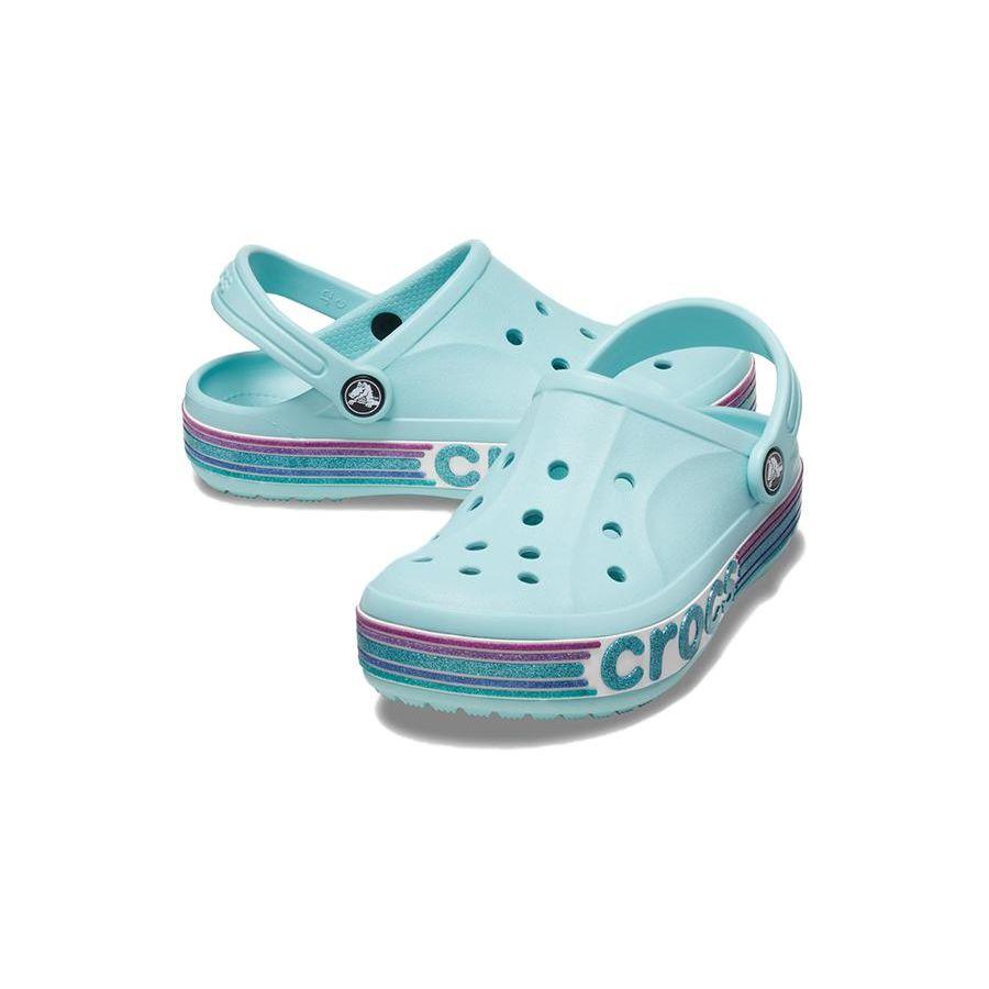 Crocs Dětské sandály tlumící nárazy Skleněně modré Dětské sandály 209731-4SS