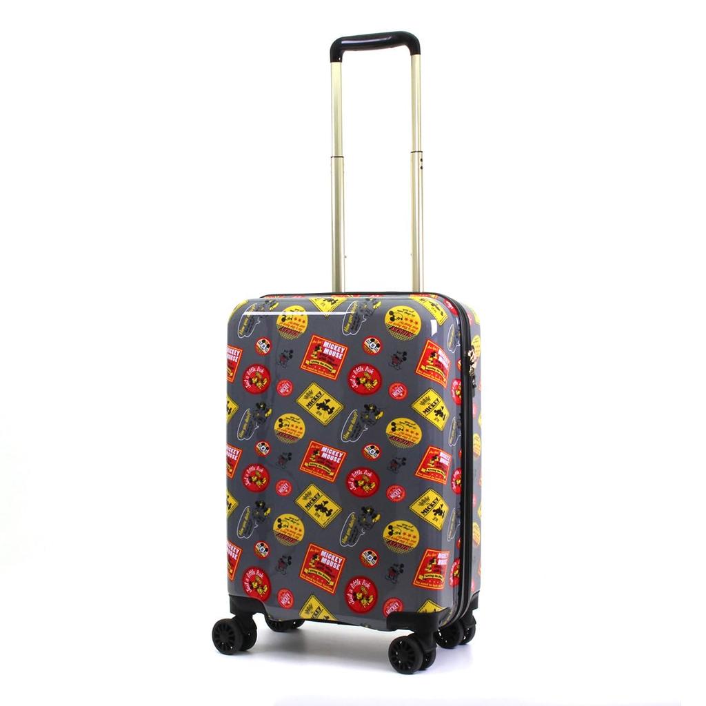 Hapitas Siffler Mickey Mouse Suitcase TRC2279-49 DN37 Mickey Mouse Sticker Gray