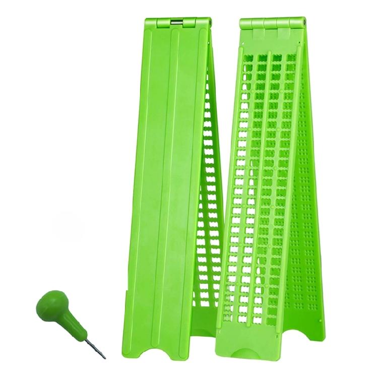 Braille Slates and Pen Writing Set for Blind Children, Plastic Braille Slates