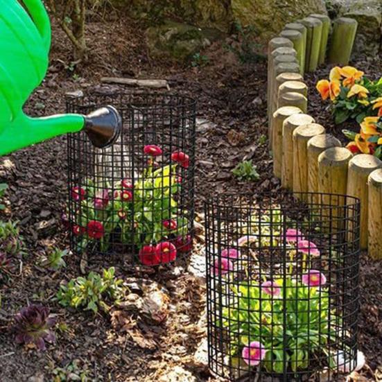 Plant Protector Cage Cage, Wire Mesh Panels with Stakes And Zip Ties, Metal Anti-Digging Poultry Guard for Protecting Vegetables Flowers Saplings from