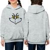 Children's Long-sleeved Loose-fitting Pullover Hoodie With Drawstring And Solid Color