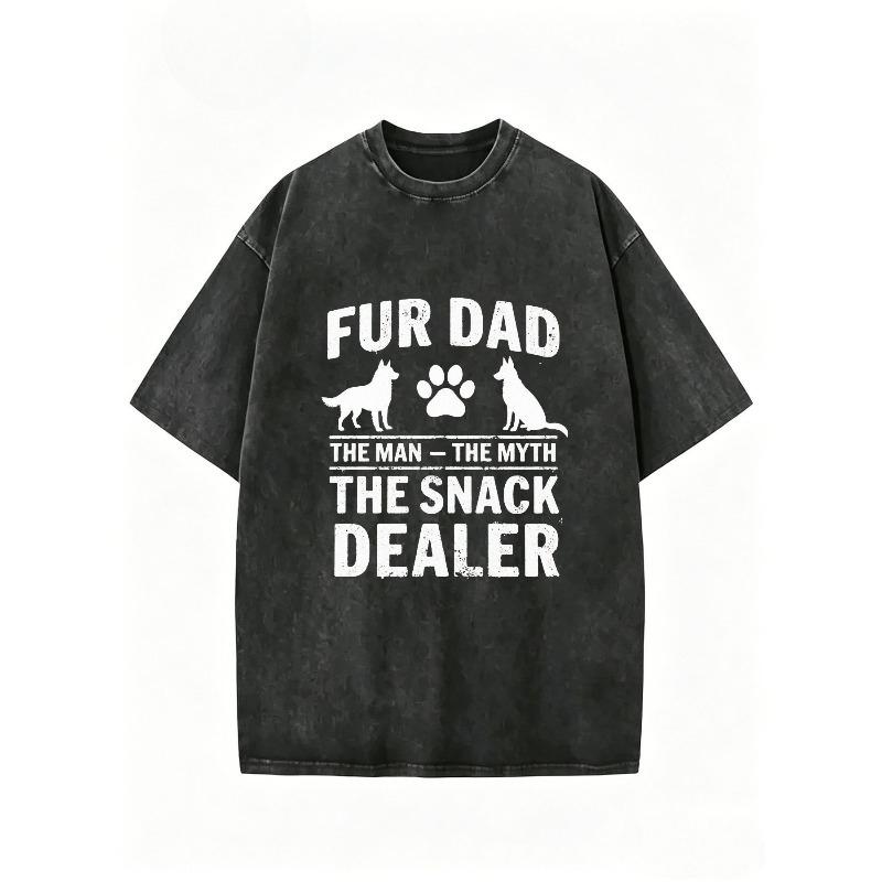 

European sizes Men s T-Shirt Graphic Print The for Man The Myth The Snack Dealer Pet Lover Summer Casual Streetwear Breathable Soft S