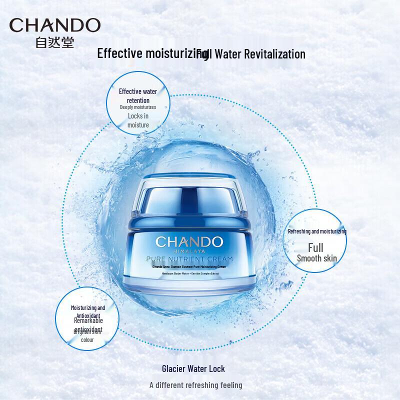 CHANDO Snow Region Moisturizing Cream 50g