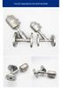 High-Temperature Resistant Stainless Steel Y-Type Pneumatic Flanged Angle Seat Valve
