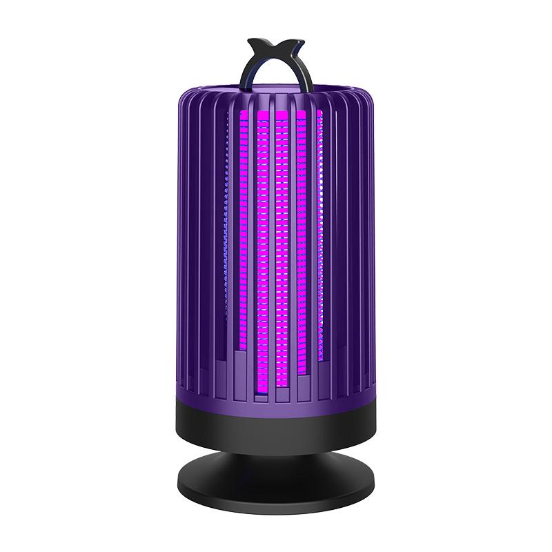 Electric USB Mosquito Killer Lamp: Outdoor Household Repellent with Suction Trap and Shock Technology.