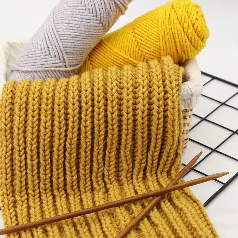 8 Strands Of Lover Cotton Wool Diy Braided Scarf Thread Stick Needle Thread 8 Strands Of Milk Cotton 100G Multiple Strands Of Thick Wool