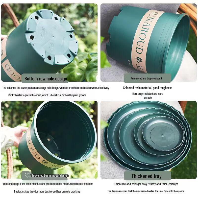 3 Gallon Breathable Plastic Planter Pots - 20 Pack