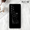French Bulldog Black White Case For Samsung Galaxy A52 A12 A53 A32 4G A13 A51 A21s A71 A22 A33 A72 A31 A03s Phone Cover