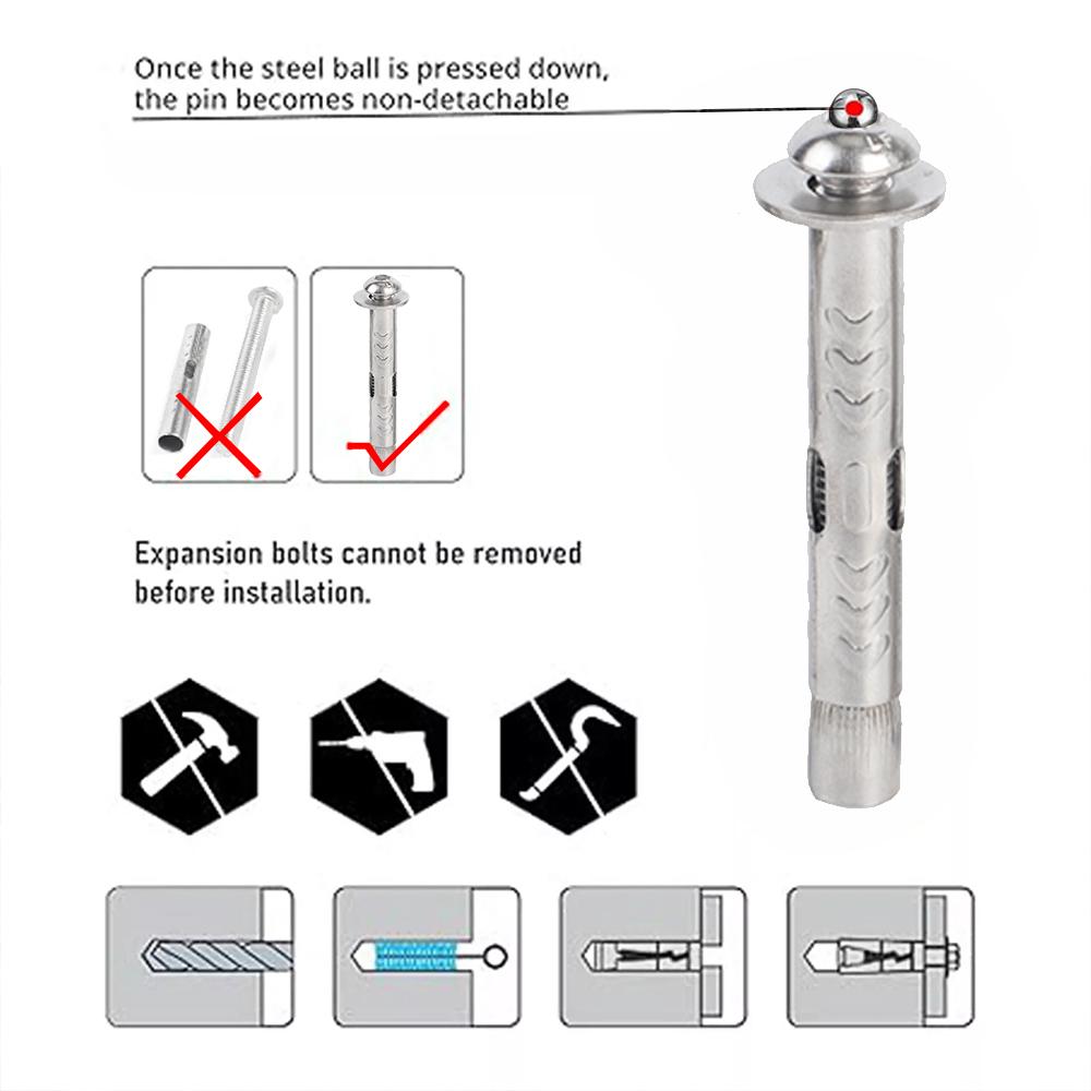 Motorcycle Floor Wall Ground Anchor Motorbike Lock Point Bike Scooter Security