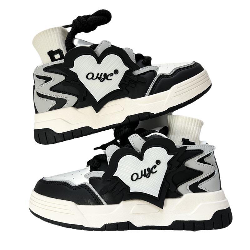 Original dopamine love bread shoes women's autumn niche design platform sports shoes student versatile casual board shoes