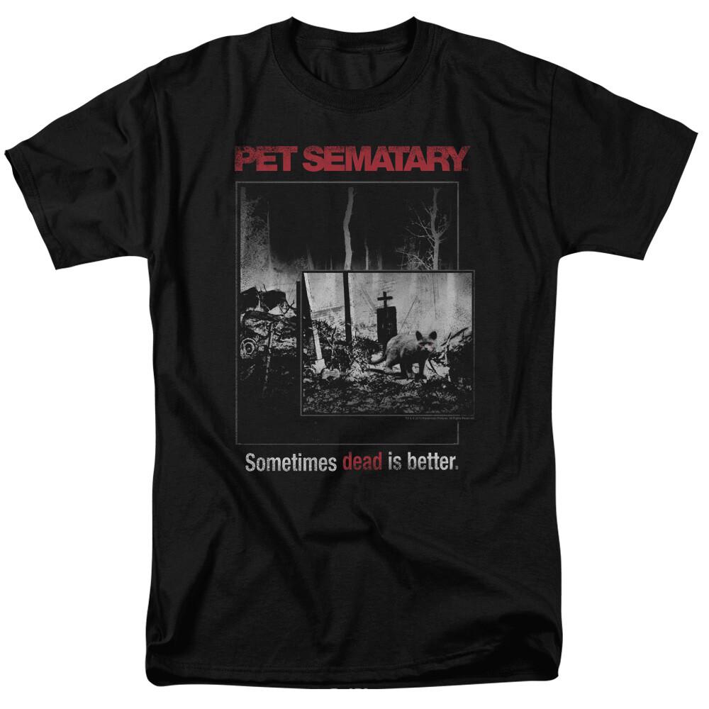 Pet Sematary Cat Poster Men T-Shirt -NEW Available in Sm to 2x M