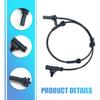 Pack-1 Automobile Wheel Speed Sensor, Anti-Lock Brake System Rear Left ABS Sensor, Directly Talled Standard Accessories Replacement 3630050U2010,