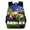 Roblox Kinderschoolrugzak Jongens Meisjes Lichtgewicht Oxford Stof Dubbele Riem Tas Met Luchtgevulde Riemen