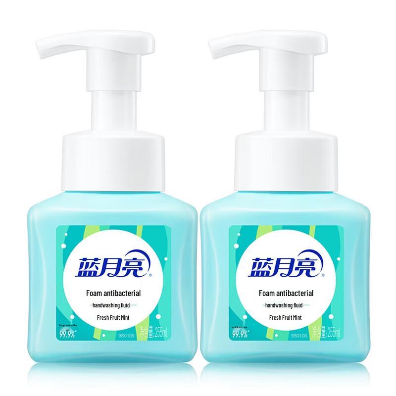 

Blue Moon Fresh Fruit Mint Antibacterial Foaming Hand Wash Twin Pack