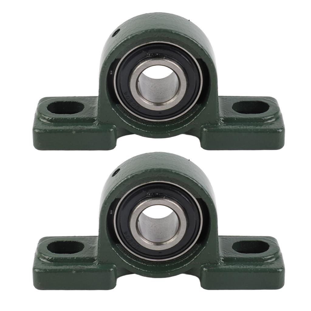 2pcs UCP204 Pillow Block Bearing Ball Mounted Bearing Bore Diameter 20mm