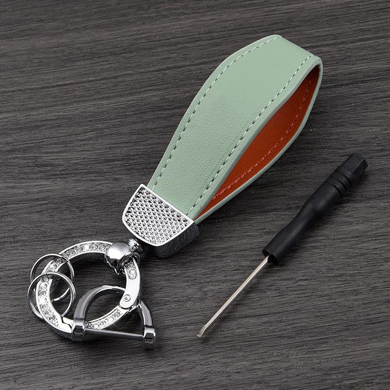 Sleek Car Keychain Pendant for Men & Women - Creative Keyring Waist Hanging Ornament Gift