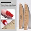 Junda Washable Nail Art Sanding Stick with Scale Ruler and Nail File Buffing Stick