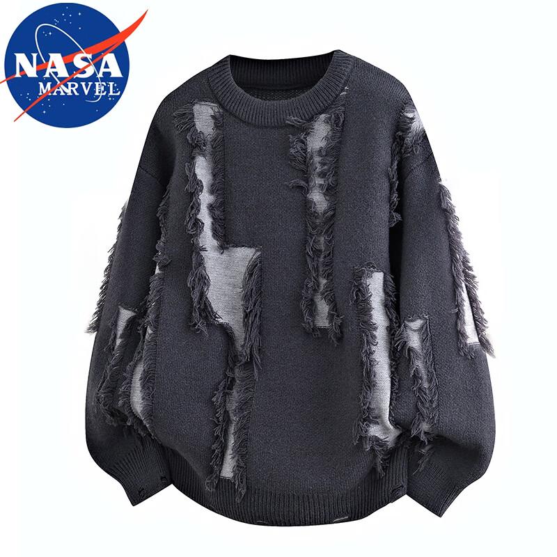 

NASA MARVEL Men s Trendy Warm Fleece Knit Sweater 4XL