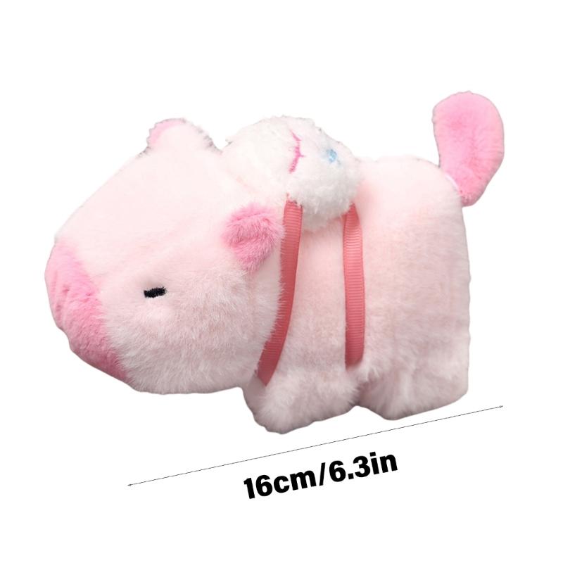 Stylish Capybara Plush Wristband Unique Bike Ornament Practical Toy Portable for Trendy Women Ladies and Collectors