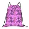 Custom Adventures Anime Times Drawstring Backpack Bags Lightweight Fantasy Animation Gym Sports Sackpack Sacks for Training
