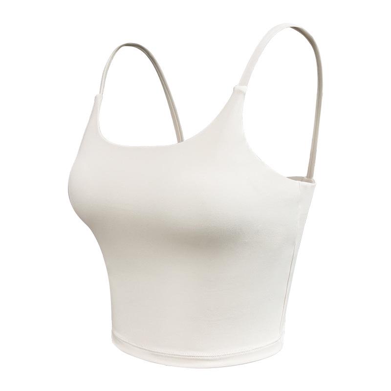 Lulu Nude Women's Shock-Absorbing Summer Yoga Fitness One-Piece Tank Top