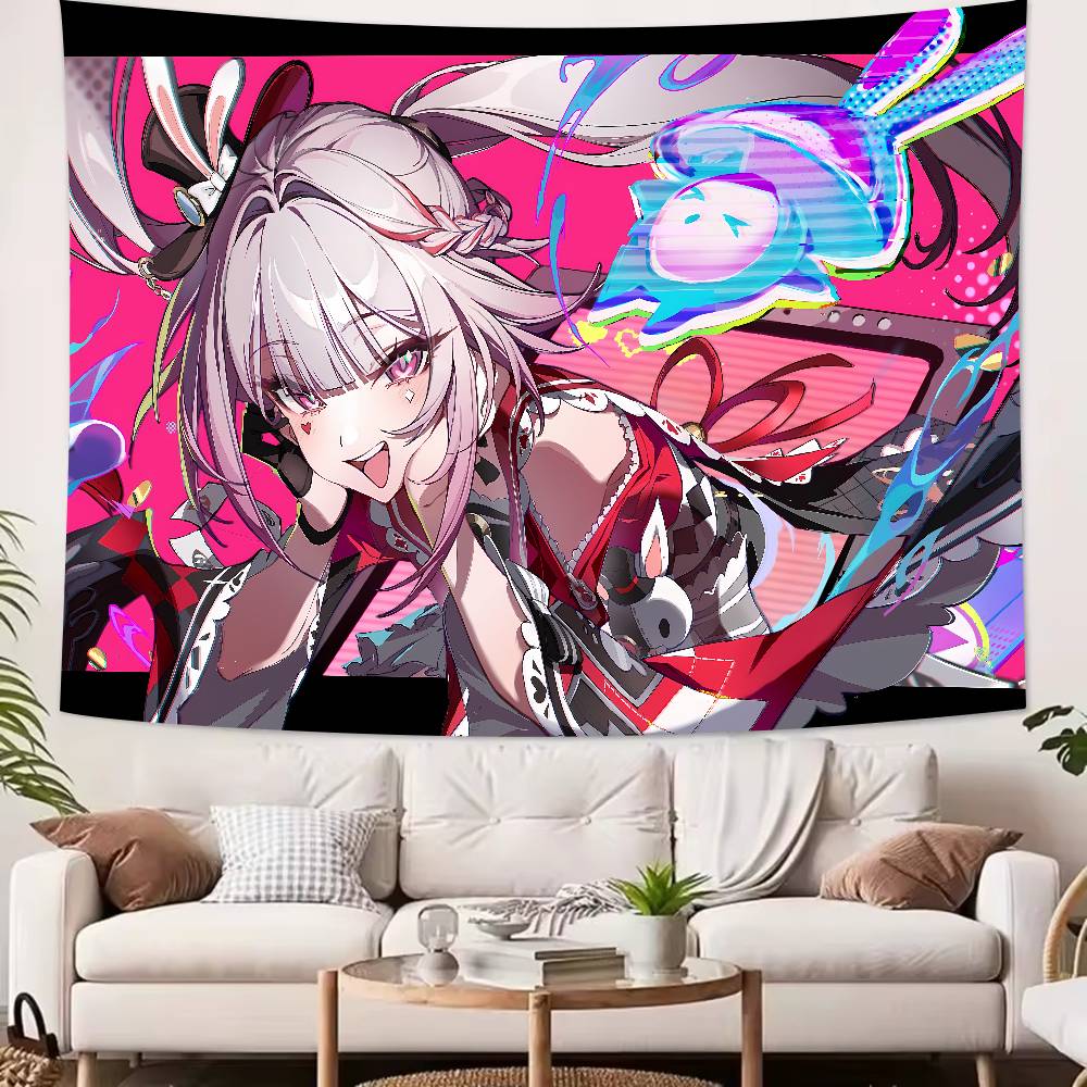 Cute Hot Funny Girl Sparxie Tapestry Decoration Bedroom Dormitory Background Cloth Holiday Home Party Living Room Club Tapestry
