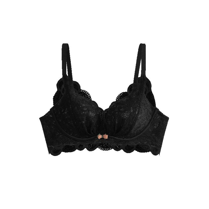 Ladies Spring and Summer Sexy Lace Small Chest Gathered To Show A Big Close Pair of Breast To Prevent Sagging Underwear