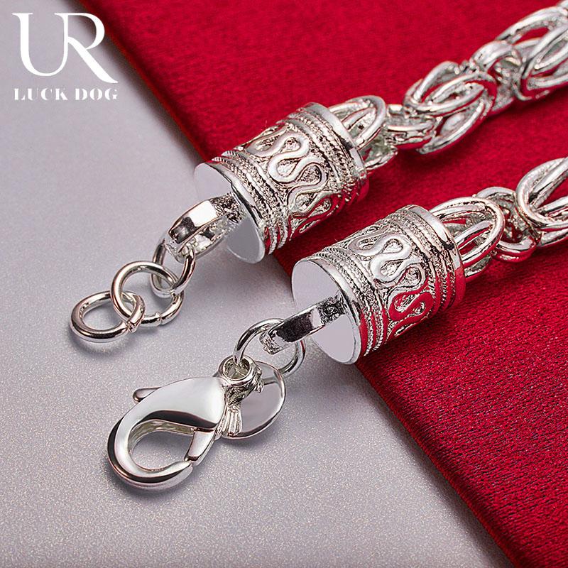 925 Sterling Silber Karabinerverschluss Armband Modischer Hochzeitsschmuck