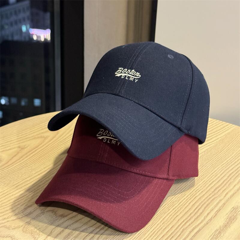 Four Seasons Casual Soft Top Baseball Cap Children's Embroidered Alphabet Sunscreen Cap Student Big Head Shade Cap Trend