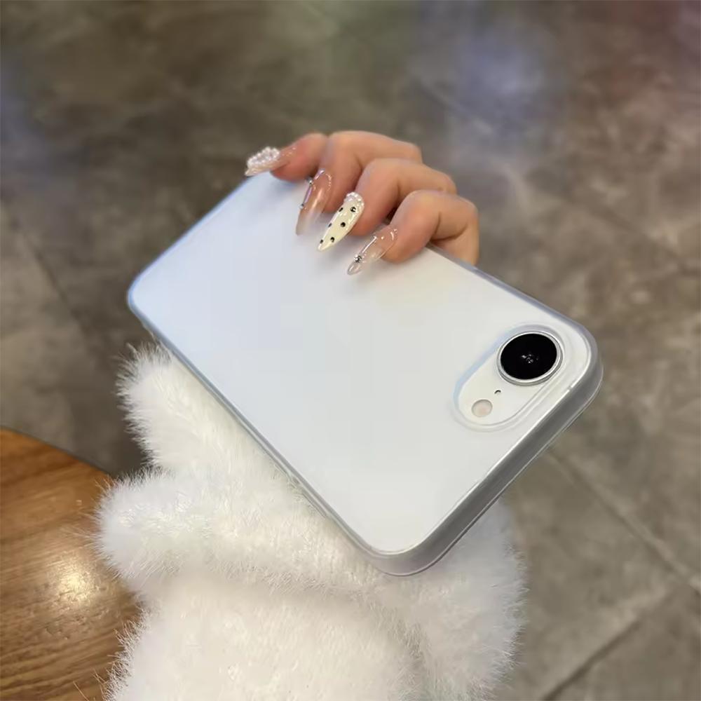 

Ультратонкий Жесткий PC Чехол 0,5 мм Для iPhone 16E 16 15 14 13 12 Pro Max Plus Матовый Прозрачный Цветной Задняя Крышка Полупрозрачный Корпус iPhone 15