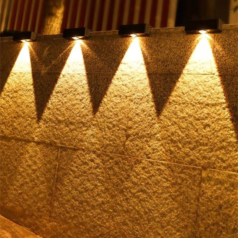 Super Bright Wall Mount Lamp Energy Saving Wall Washer Light LED Solar Garden Lights  Garden